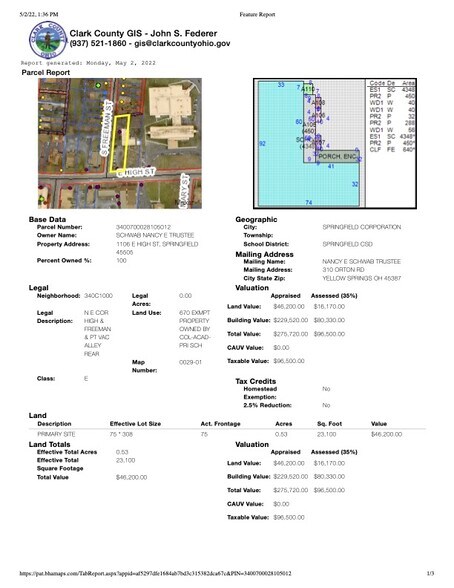 More Photos Of 1106 E High St, Springfield Schools For Sale
