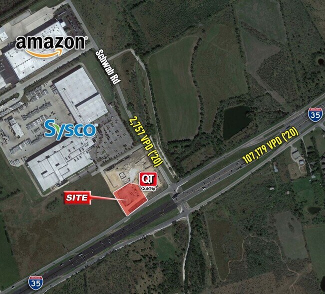 More Photos Of Interstate 35 @ Schwab Road, New Braunfels Land For Sale