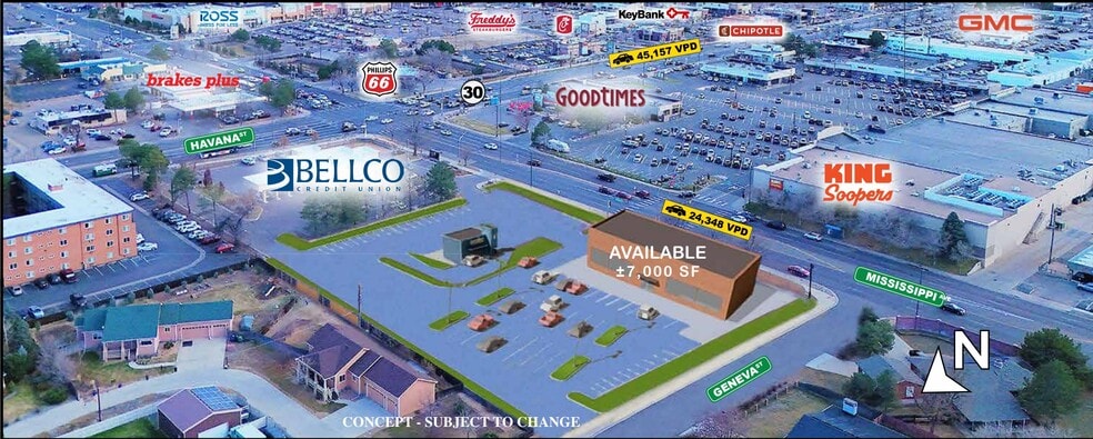Primary Photo Of 10353 E Mississippi Ave, Denver Freestanding For Lease