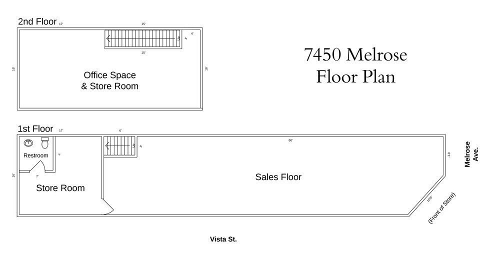 More Photos Of 7450-7454 Melrose Ave, Los Angeles Storefront For Lease