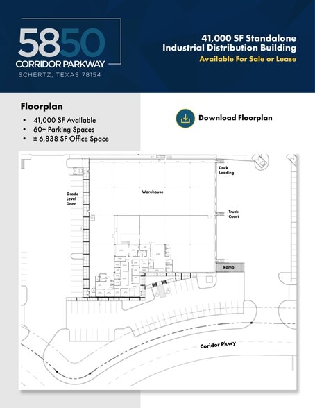 More Photos Of 5850 Corridor Pky, Schertz Warehouse For Sale