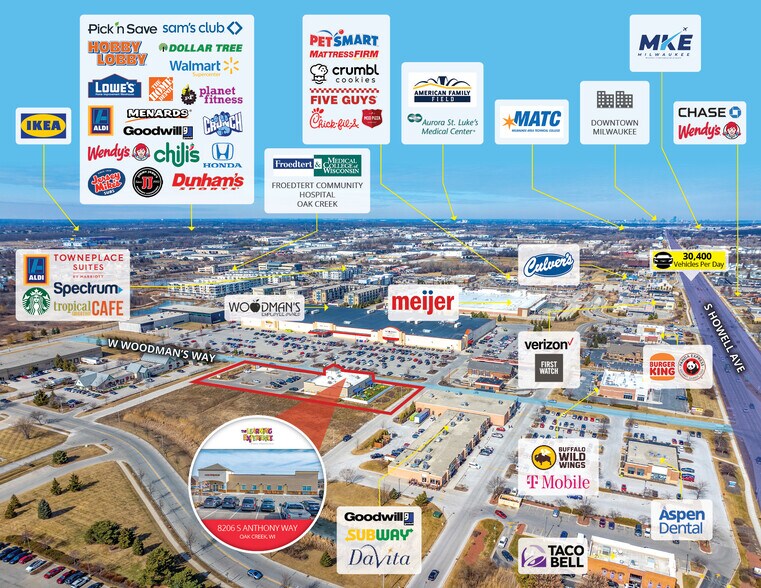 More Photos Of 8206 S Anthony Way, Oak Creek General Retail For Sale