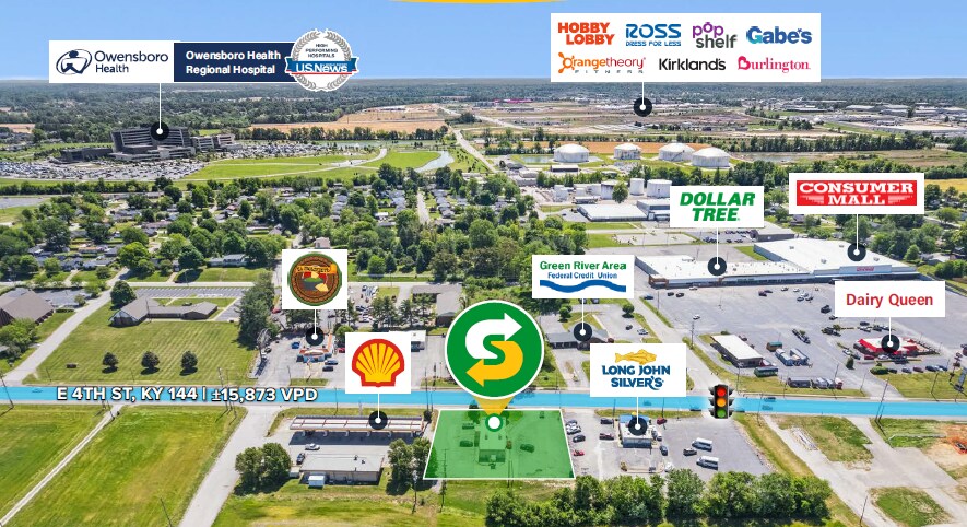 More Photos Of 3007 Highway 144, Owensboro General Retail For Sale