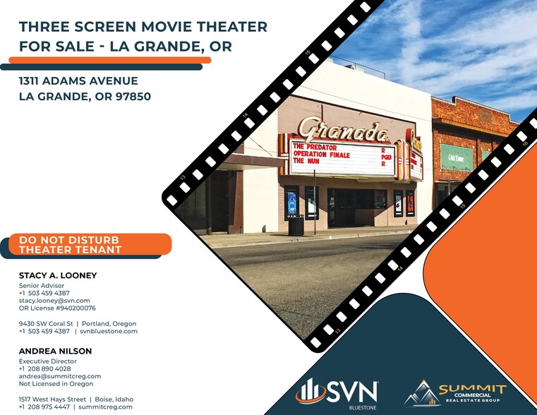 Primary Photo Of 1311 Adams Ave, La Grande Sports And Entertainment For Sale