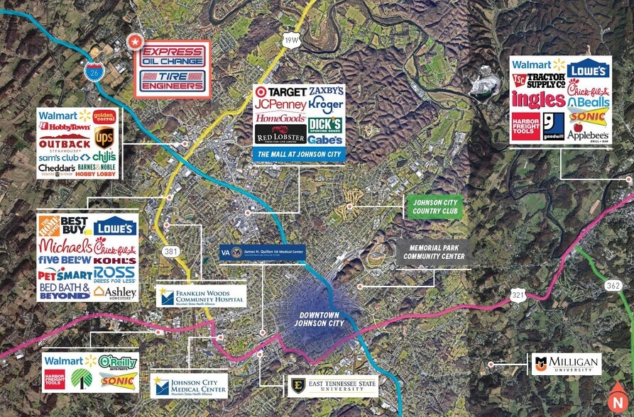 More Photos Of 3104 Boones Creek Rd, Johnson City Auto Salvage Facility For Sale