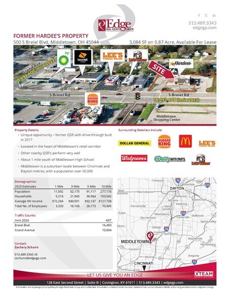 More Photos Of 500 S Breiel Blvd, Middletown Fast Food For Lease