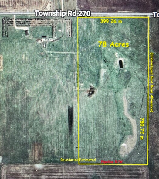 More Photos Of 78 Acres 270 Township Rd, Airdrie Land For Sale