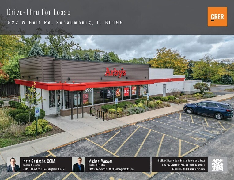 Primary Photo Of 522 W Golf Rd, Schaumburg Fast Food For Lease