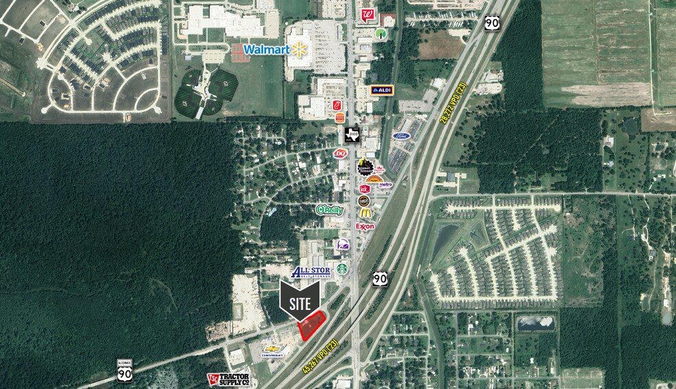 More Photos Of Hwy 90 & FM 2100, Crosby Land For Sale