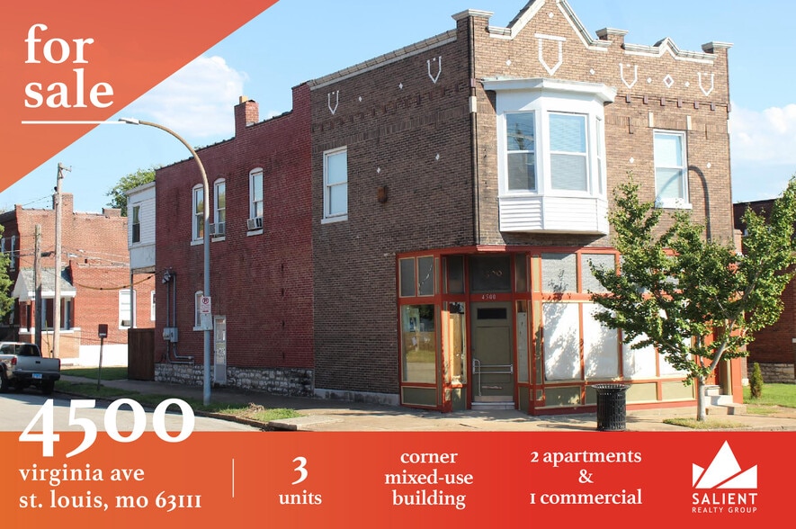 Primary Photo Of 4500 Virginia Ave, Saint Louis Storefront Retail Residential For Sale