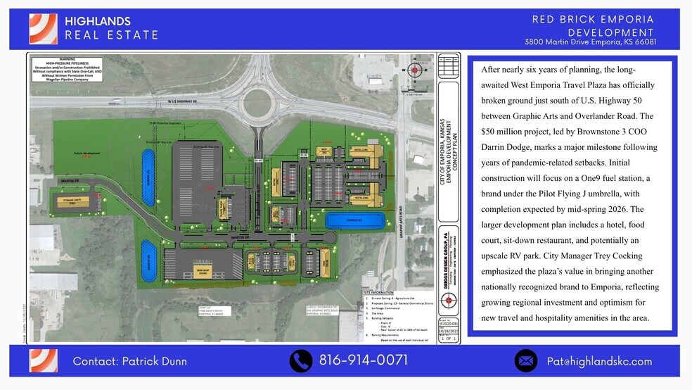 More Photos Of US Highway 50 & Graphic Arts Rd, Emporia Land For Sale