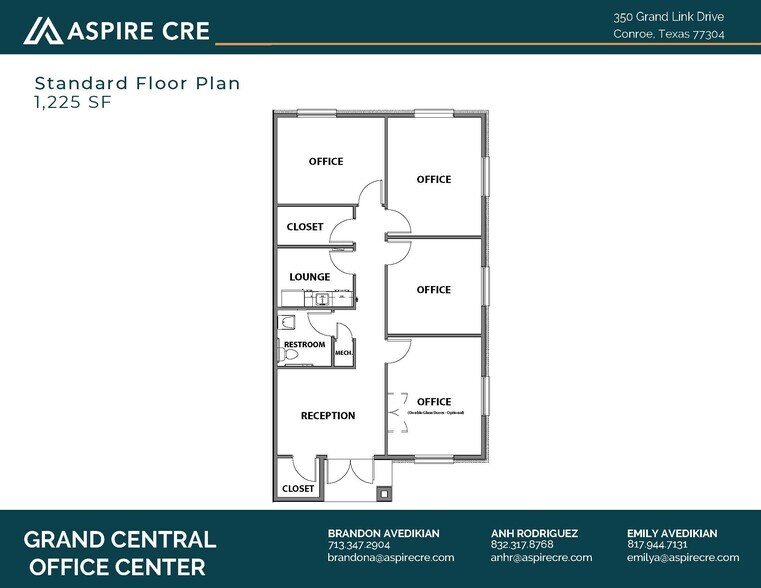 More Photos Of 350 Grand Link Dr, Conroe Office For Sale