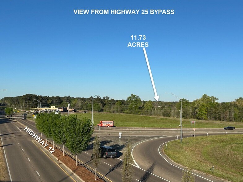More Photos Of 11.73 acres W Side of Hwy 25 @ Carter Blvd, Starkville Land For Sale