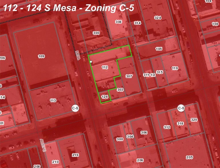 More Photos Of 112-122 S Mesa St, El Paso Storefront For Lease