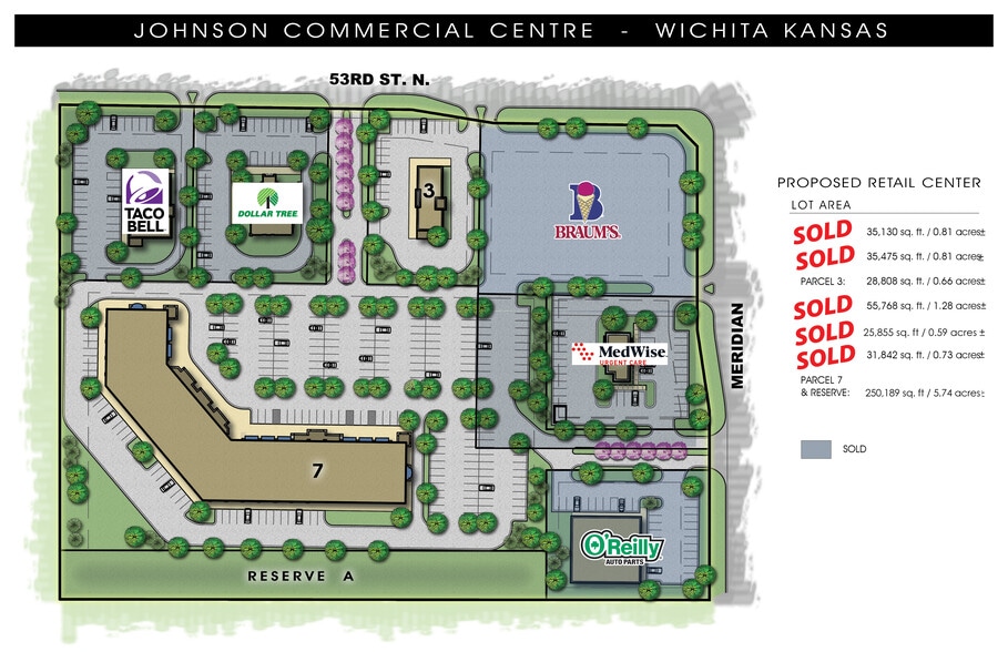 More Photos Of SW/C Meridian & 53rd St North, Wichita Land For Sale