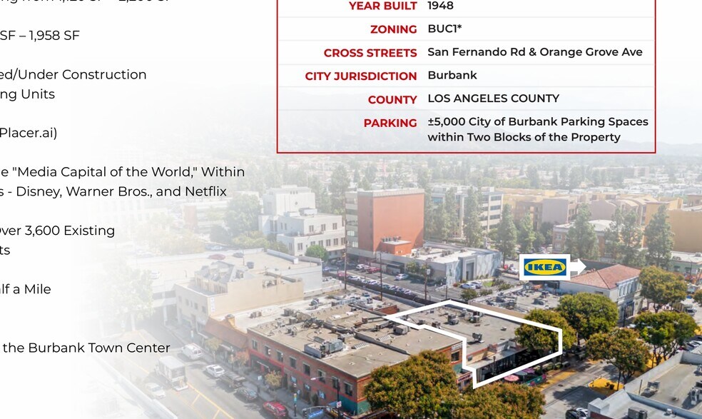 More Photos Of 130-140 N San Fernando Blvd, Burbank Storefront For Sale