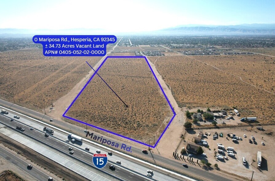 Primary Photo Of 34.73-Acres Mariposa Rd & I-15 FWY, Hesperia Land For Sale
