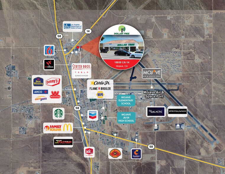 More Photos Of 16930 State Highway 14, Mojave Freestanding For Sale