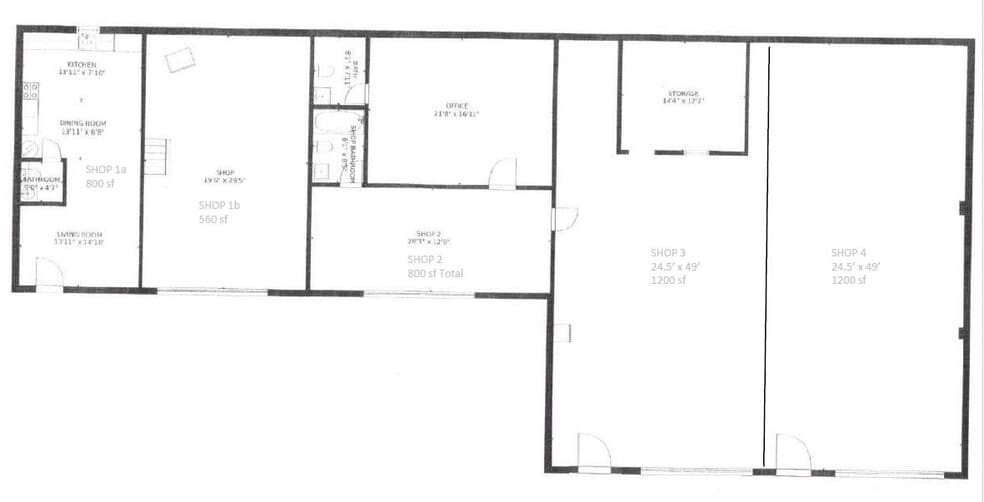 More Photos Of 220 S 1st St, Sanger Warehouse For Lease