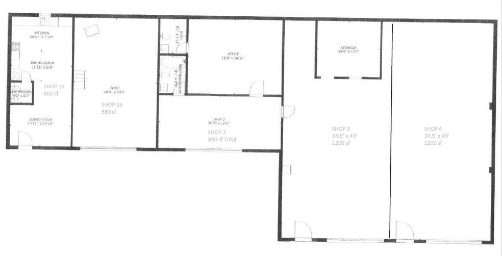More Photos Of 220 S 1st St, Sanger Warehouse For Lease