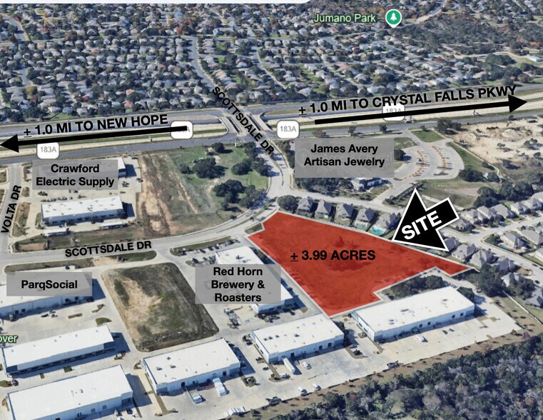 More Photos Of 1609 Scottsdale Drive, Cedar Park Land For Sale