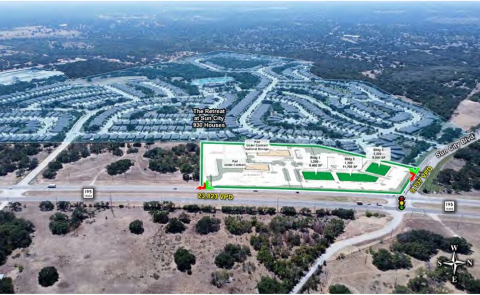 More Photos Of TX-195 & Sun City Blvd, Georgetown Unknown For Lease