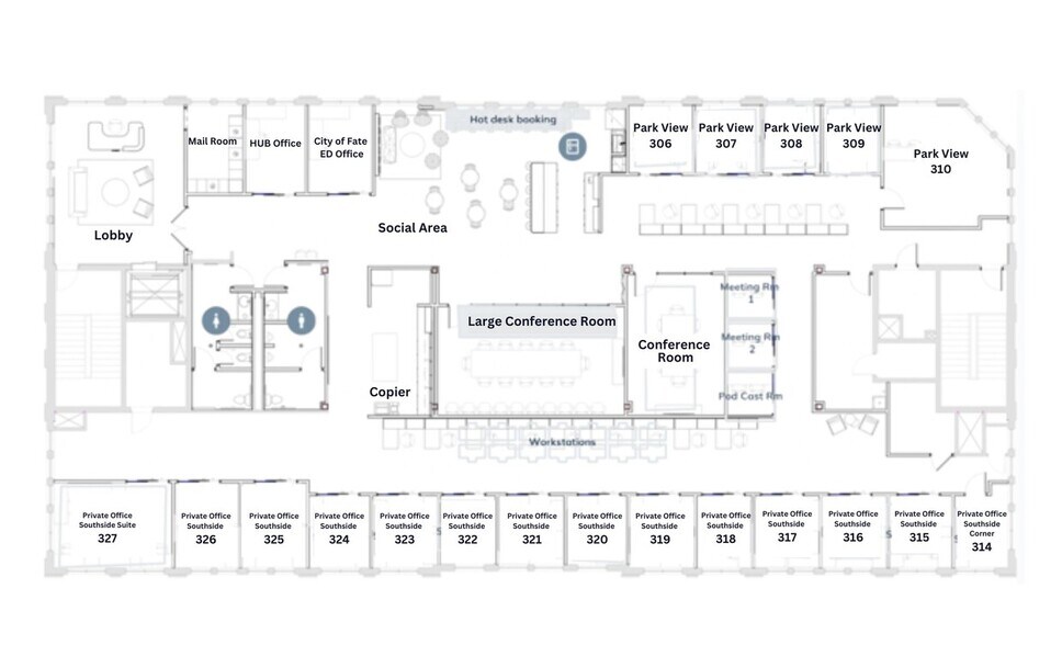More Photos Of 110 Greenhill Ln, Fate Coworking Space