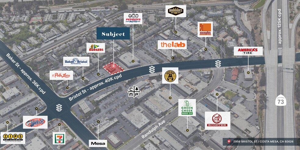 Primary Photo Of 2956 Bristol St, Costa Mesa Fast Food For Sale