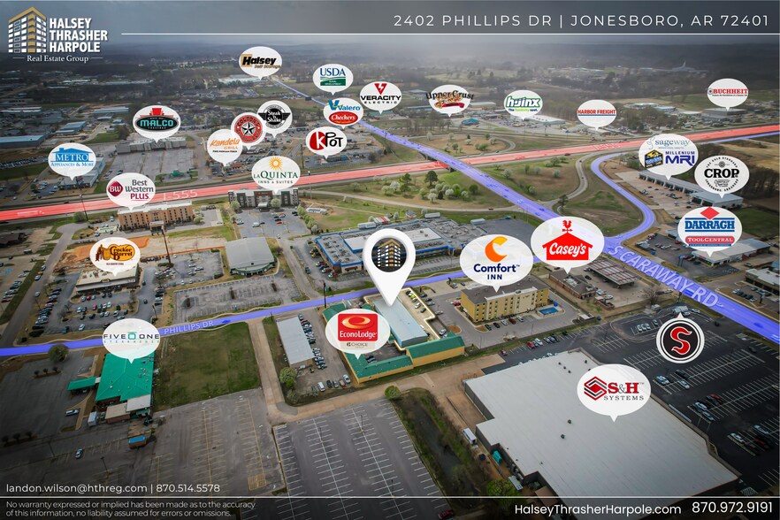More Photos Of 2402 Phillips Dr, Jonesboro Freestanding For Lease