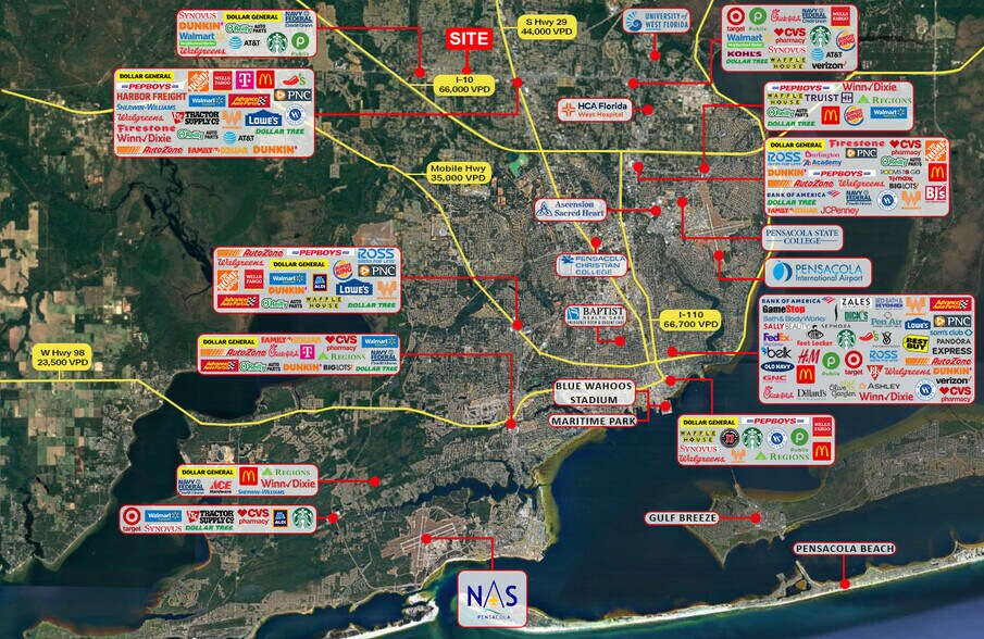 More Photos Of 1861 W Nine Mile Rd, Pensacola Land For Sale