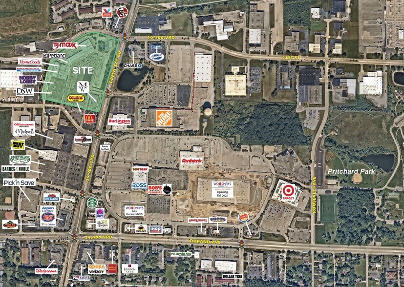 More Photos Of 2308-2406 S Green Bay Rd, Racine General Retail For Lease