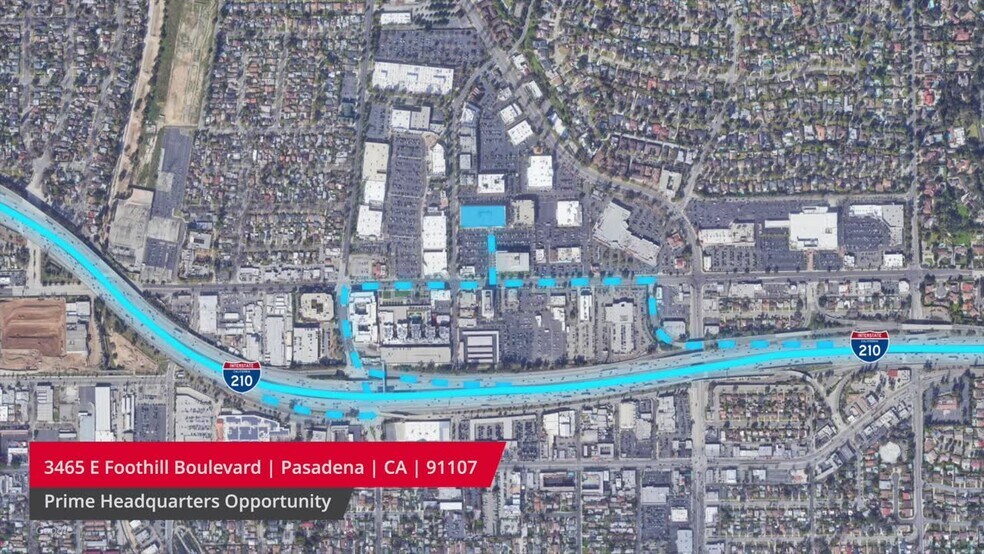 Primary Photo Of 3475 E Foothill Blvd, Pasadena Unknown For Lease