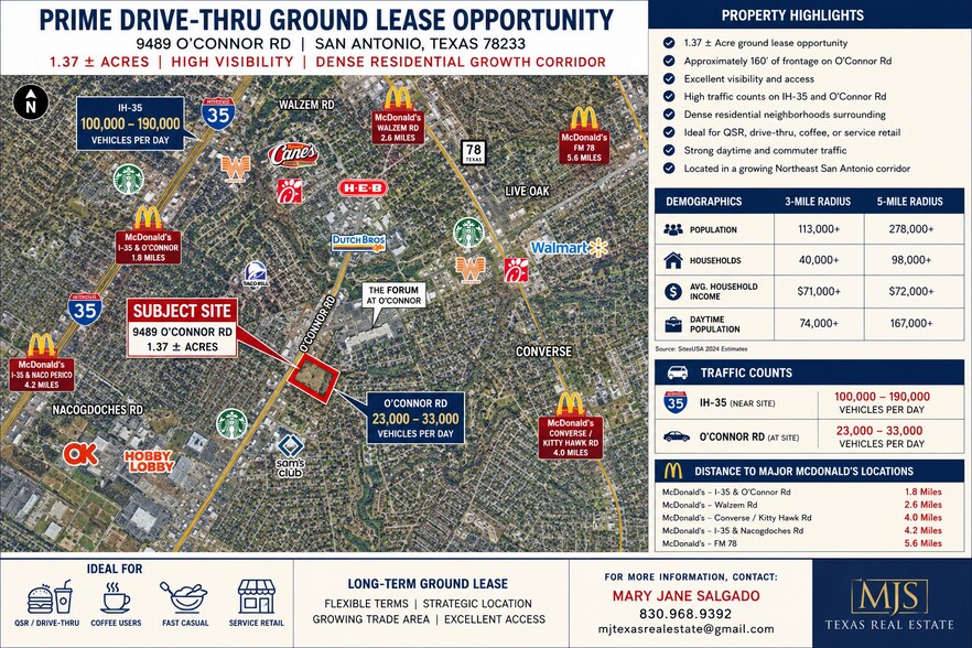 More Photos Of 9489 O'Connor Rd, Converse Land For Lease