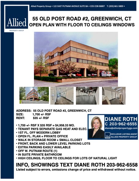 More Photos Of 55 Old Post Rd No 2, Greenwich Office For Lease