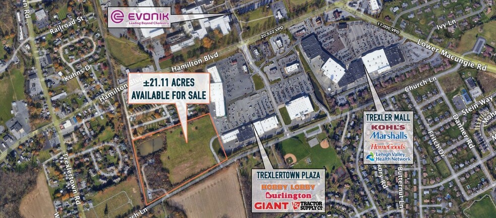 Primary Photo Of 7150 Hamilton Blvd, Trexlertown Land For Lease