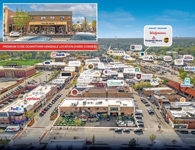 Primary Photo Of 35 E 1st St, Hinsdale Storefront Retail Office For Sale