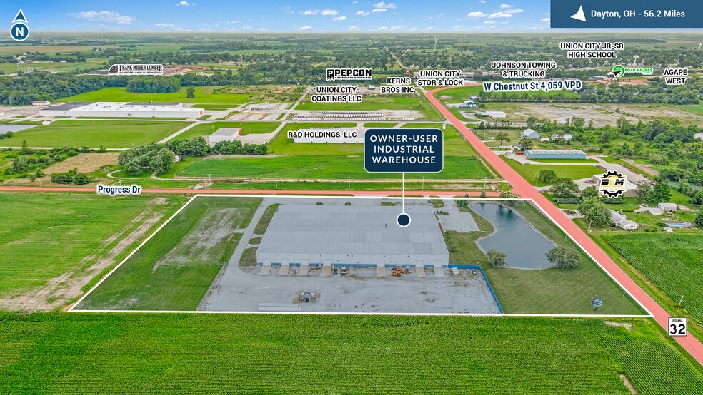 More Photos Of 1274 S State Road 32, Union City Warehouse For Sale