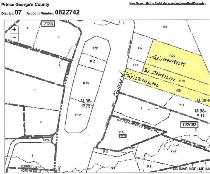 More Photos Of 6231 Columbian Way, Bowie Land For Sale