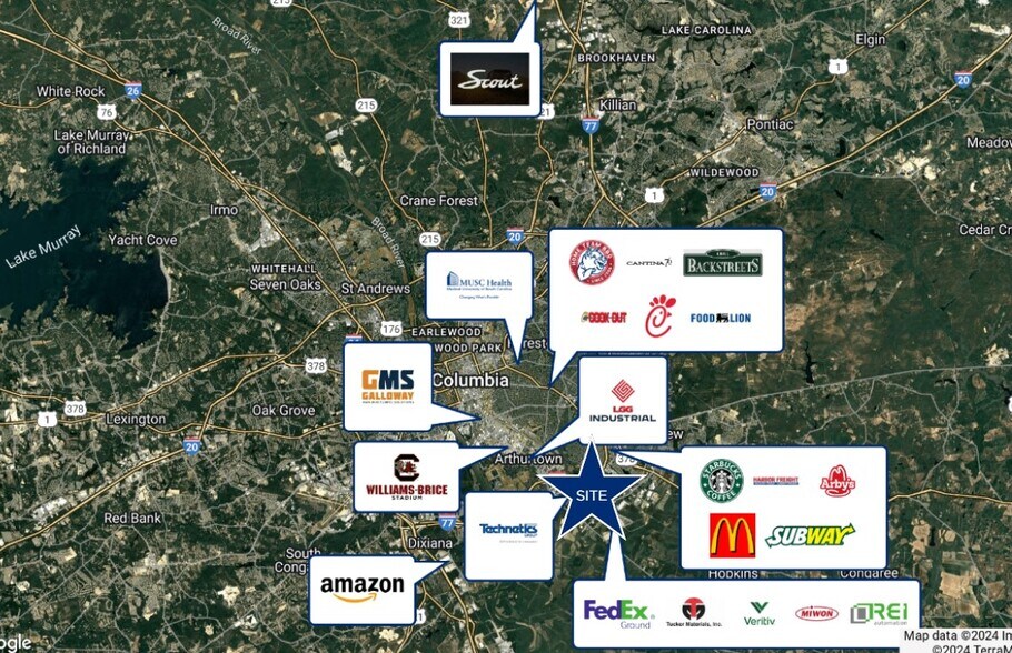 More Photos Of 2651 Shop Rd, Columbia Land For Lease