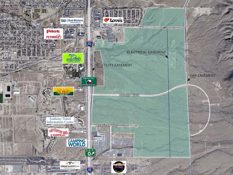 Primary Photo Of I-10 and American Way, Anthony Land For Sale