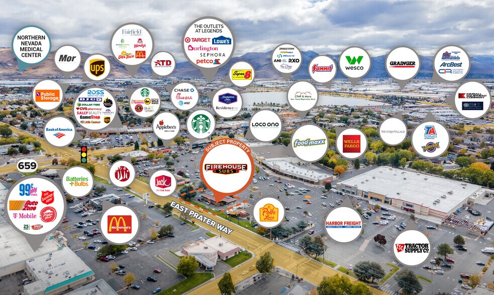 Primary Photo Of 593 E Prater Way, Sparks Restaurant For Sale