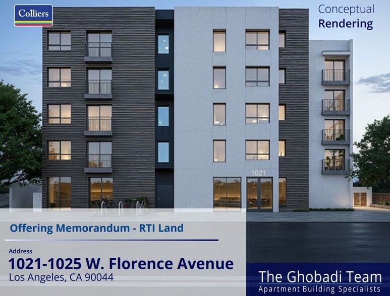 Primary Photo Of 1021-1025 W Florence Ave, Los Angeles Land For Sale