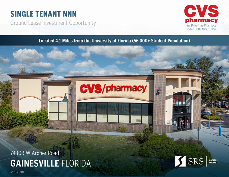 Primary Photo Of 7430 SW Archer Rd, Gainesville Drugstore For Sale