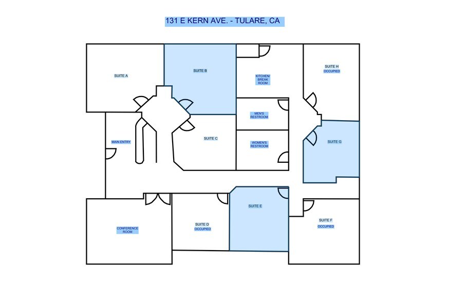 More Photos Of 131 E Kern Ave, Tulare Medical For Lease