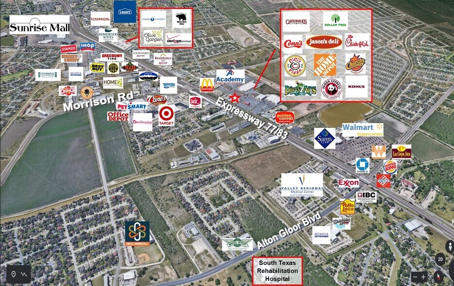 More Photos Of Expressway 77/83 @ Morrison Road, Brownsville Land For Lease