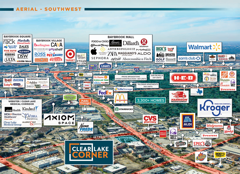 More Photos Of 16811 El Camino Real, Houston Unknown For Lease