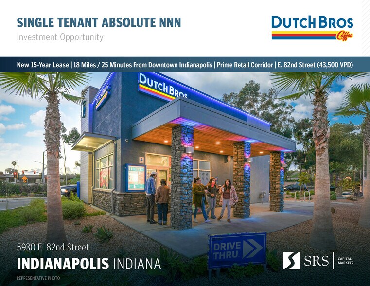 Primary Photo Of 5930 82nd St, Indianapolis Fast Food For Sale