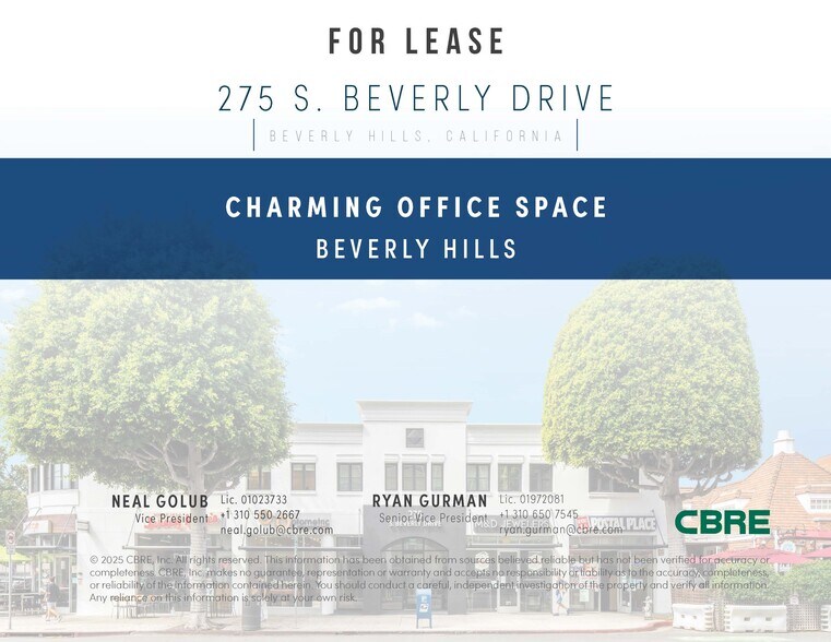 More Photos Of 269-281 S Beverly Dr, Beverly Hills Loft Creative Space For Lease