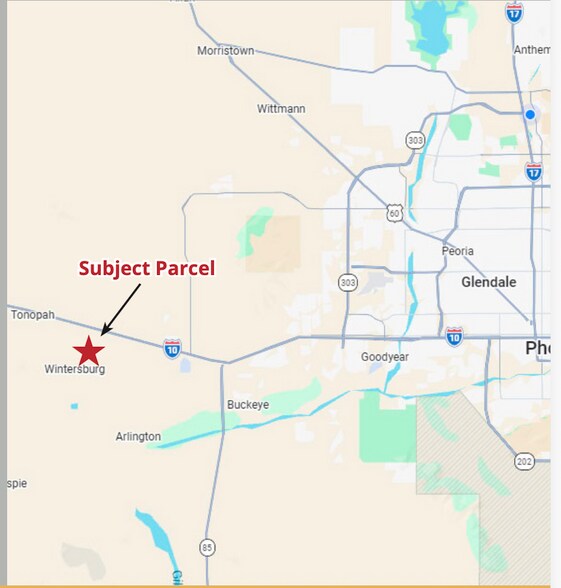 More Photos Of NEC Van Buren & 355th ave, Tonopah Industrial For Sale