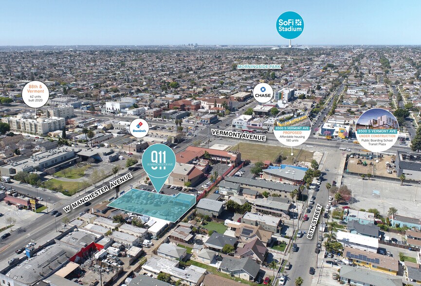 Primary Photo Of 911 W Manchester Ave, Los Angeles Land For Sale